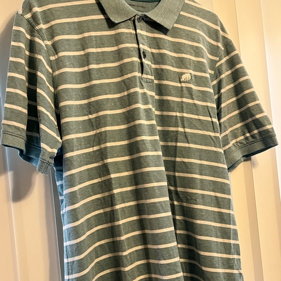 Grey and White Banana Republic Collar T Shirt - Picture 1 of 3